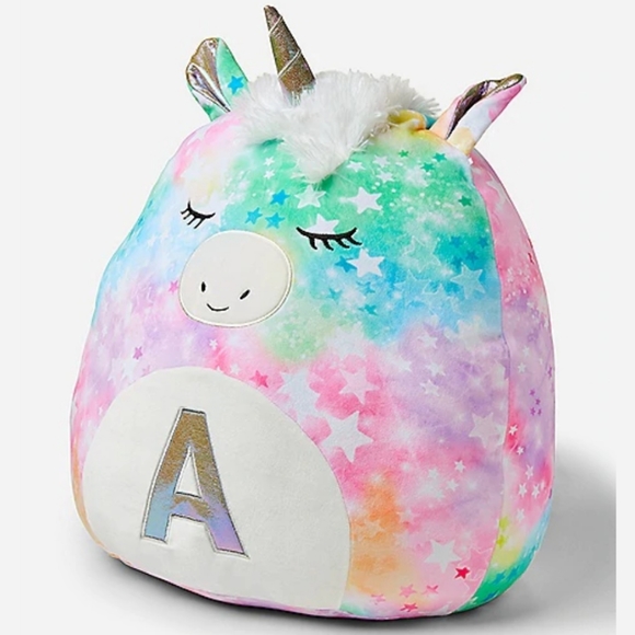 Justice Other - Justice unicorn initial squishmallow